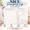 NICU Pumping Log — Digital Download